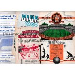 MAN CITY A collection of 71 Manchester City away programmes 1951/52 (1), 1952/53 (1), 1953/54 (2),