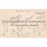 SUSSEX CCC AUTOGRAPHS An album page signed by the side who played Notts, 15-17 May 1935, inc. J. &