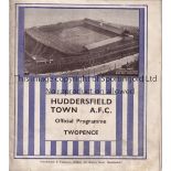 FA CUP SEMI FINAL 1936 Programme Aston Villa v Manchester City FA Cup Semi Final at Huddersfield