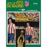 1974 INTERCONTINENTAL CUP FINAL Atletico Madrid v Independiente. Official Atletico Madrid monthly