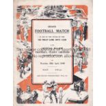 ARSENAL AT CRYSTAL PALACE 1949 Programme for a Charity Football match at Selhurst Park 28/4/1949,