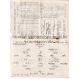 ARSENAL V BOLTON WANDERERS 1938 Programme for the FA Cup tie at Arsenal 8/1/1938, horizontal