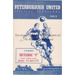 TOTTENHAM HOTSPUR Programme for the away Eastern Counties League match v. Peterborough United 21/4/