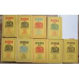 CRICKET WISDENS A collection of 9 John Wisden Cricketers' Almanacks from the 1970's lacking 1971 (