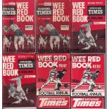 WEE RED BOOK A collection of 48 "Wee Red Books" issued by the Evening Times in Glasgow 1961/62 to