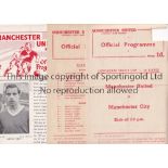 MAN UNITED A collection of 30 Manchester United Reserves home programmes 1958-1968. Includes