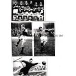 MANCHESTER UNITED / BUSBY BABES Twenty two, 5.25" x 3.5" original B/W photos from the 1950's