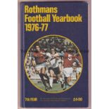 ROTHMANS Scarce Hardback copy of the 7th edition of Rothmans Football Year Book 1976/77. Good/Very