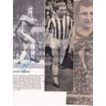 SIGNED FOOTBALL PICTURES 1950'S & 1960'S A large amount of signed magazine pictures of various