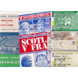 SCOTTISH A collection of 14 Scotland v England programmes 1960-1989, 19 Scottish internationals at