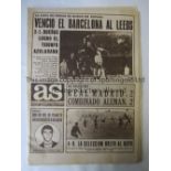 1971 FAIRS CUP - TROPHY PLAY-OFF Barcelona v Leeds played 22/9/1971 at the Nou Camp, Barcelona.