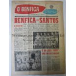 1962 INTERCONTINENTAL CUP Benfica v Santos (2nd Leg) played 11/10/1962 at Estadio da Luz, Lisbon.