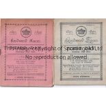 GOODWOOD A collection of 3 Goodwood Race cards 1891 (1st and 3rd day) and 1892 (2nd day). All the