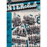 1963 EUROPEAN CUP Inter Milan v Everton first round played 25/9/1963 at the San Siro, Milan.