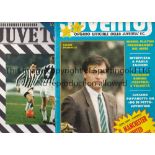 JUVENTUS IN EUROPE 1984 & 1985 Juve Toro magazines for the tie v Bordeaux 10/4/1985 European Cup S-F