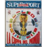 1966 FIFA WORLD CUP ENGLAND A rare 58-page brochure published in Milan, Italy by ''SUPERSPORT'' This