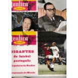 1966 FIFA WORLD CUP ENGLAND Two Official Benfica Ilustrado issues dated July & August 1966. The July