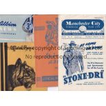 SPURS A collection of 12 Tottenham away programmes from the 1953/54 season League matches at West