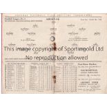 ARSENAL V SUNDERLAND 1935 / RECORD ATTENDANCE Programme for the League match at Arsenal 9/3/1935,
