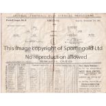 ARSENAL V NEWCASTLE UNITED 1932 Programme for the League match at Arsenal 12/11/1932, creased. Fair