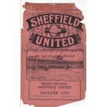 SHEFFIELD UNITED / MAN CITY 1930