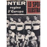 1965 EUROPEAN CUP FINAL Benfica v Inter Milan played 27/5/1965 at the San Siro, Milan. Scarce 16-