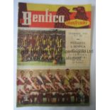 1961 INTERCONTINENTAL CUP Benfica v Penarol (1st Leg) played 4/9/1961 at Estadio da Luz, Lisbon.