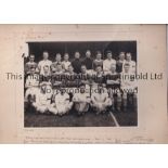 CARDIFF CITY An original 8" X 6" B/W mounted team group for the 1926/7 season in which Cardiff won