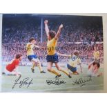 ARSENAL A col 16 x 12 photo of the opening goal in the 1979 FA Cup Final, Arsenal secured a 3-2