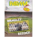 1993 ECWC FINAL AC Parma v Royal Antwerp played 12/5/1993 at Wembley Stadium. Official 64-page ''