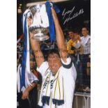 TOTTENHAM Five signed 12” x 8” photos, showing various players holding aloft the FA Cup - Gary