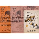 YORK RUGBY LEAGUE A collection of 64 York Rugby League programmes home and aways mostly from the