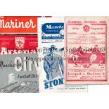 FA CUP Five FA Cup programmes Liverpool v Blackburn Rovers 1949/50 , Grimsby Town v Fulham ,