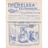 CHELSEA Programme for the home match v Bradford City 19/10/1912. Ex Bound Volume. No writing.