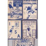 IPSWICH Five Ipswich Town Official Handbooks 1948/49 , 1950/51, 1951/52, 1952/53 and 1953/54.