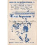 BRADFORD PARK AVENUE V PLYMOUTH ARGYLE Programme for the league match, Wednesday 15/9/1948, light