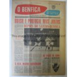 1962 INTERCONTINENTAL CUP Manchester United v Benfica (Friendly) played 25/9/1962 at Old Trafford.