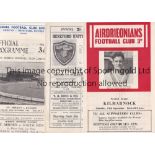 1950's A collection of 40 football programmes all from the 1950's (mostly late 1950's) to include