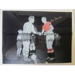 BILL FOULKES A colorized 16 x 12 photo of the Man United Captain shaking hands with his Sheffield