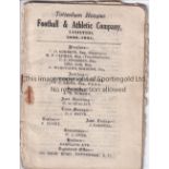 SPURS Tottenham Hotspur Handbook 1930/31. Lacks covers. Poor