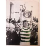 BILLY McNEILL A colorized 16 x 12 photo of Celtic Captain holding aloft the European Cup after