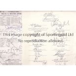 SOUTH AFRICA CRICKET / DENIS COMPTON / CLIVE RADLEY AUTOGRAPHS An A4 letterheaded South Africa
