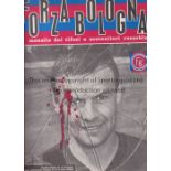 BOLOGNA A collection of 16 "Forza Bologna" monthly magazines 1964-1966. Ex Bound Volume. Good
