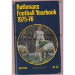 ROTHMANS Very rare Hardback copy of the 6th edition of Rothmans Football Year Book 1975/76.