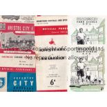 BRADFORD PA A collection of 12 Bradford Park Avenue programmes from the 1961/62 season - 5 homes and