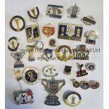 SPURS BADGES A collection of 26 Tottenham badges one being a Coffer badge mostly 1980's/1990's and