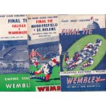 RUGBY LEAGUE A collection of 14 Rugby League programmes to include Challenge Cup Finals at Wembley