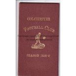 COLCHESTER Fixture card / Membership card for Colchester Football Club for season 1895/96. Generally