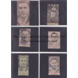 FOOTBALL AUTOGRAPHS Thirty six small signed newspaper portrait pictures from the 1940's and 1950's