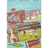 1989 UEFA CUP FINAL Napoli v Stuttgart played 3/5/1989 at Stadio San Paolo, Naples. Scarce issue